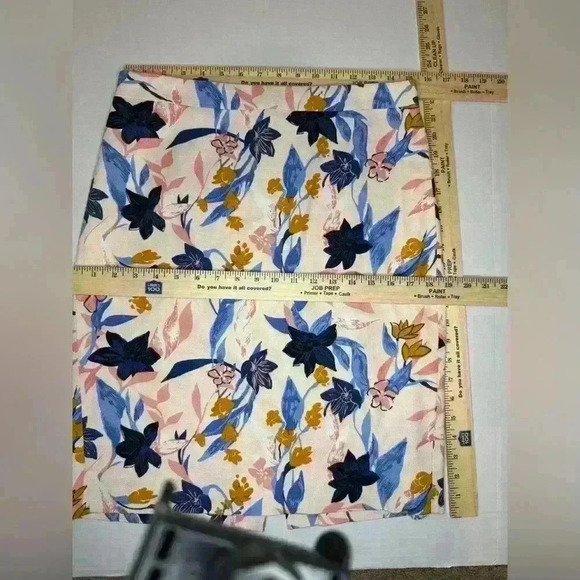 J.Crew woman’s A-line skirt floral size 6 100% cotton - Picture 7 of 7